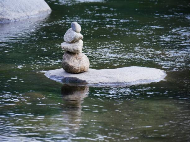 istock Artistic piles of stones 1088509226