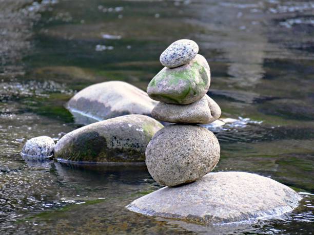 istock Artistic piles of stones 1088509274
