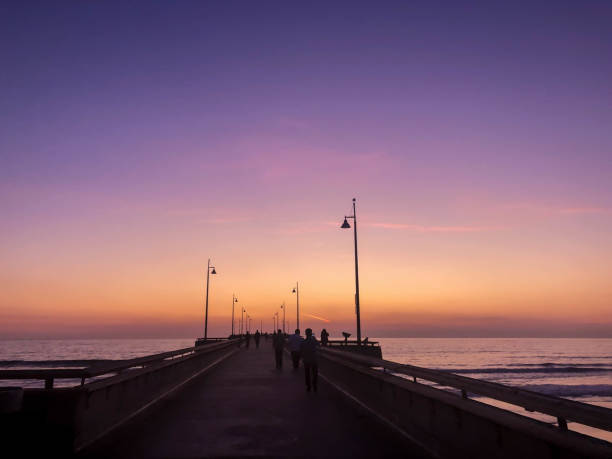 istock Waves crash on the rocks in Venice Beach, CA at sunset 1088511062