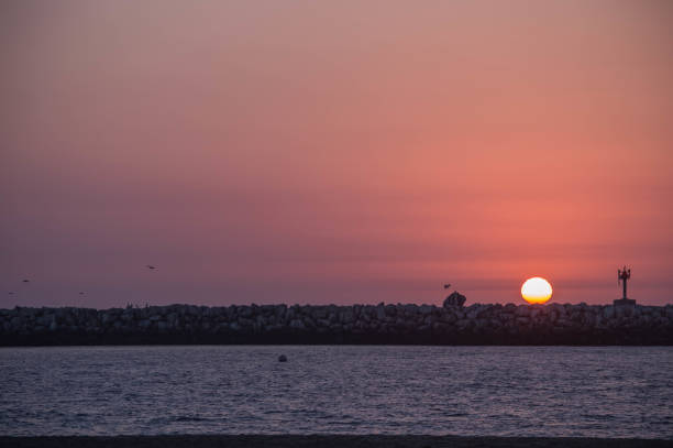 istock Sunset in Marina del Rey Jetty in Autumn 1088514394