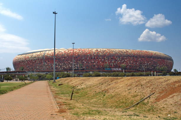 soccer city stadion - soccer city stock-fotos und bilder