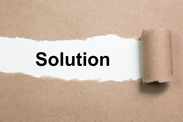 istock Solution, Inspiration and business concept on torn paper 1088532748