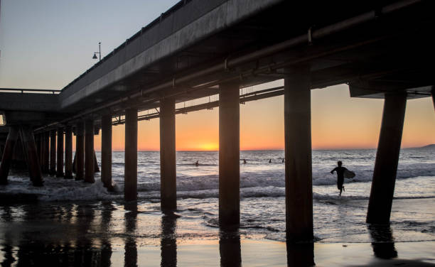 istock Sunset at Venice Pier in Venice, CA 1088534030