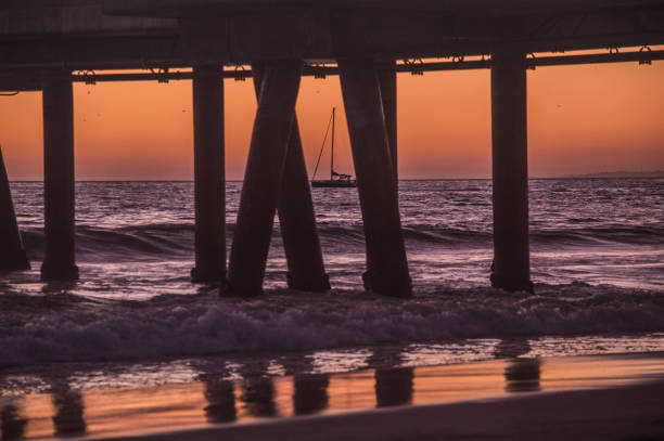 istock Sunset at Venice Pier in Venice, CA 1088534100