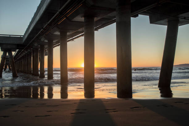 istock Sunset at Venice Pier in Venice, CA 1088536236