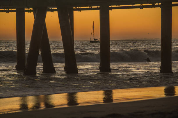 istock Sunset at Venice Pier in Venice, CA 1088536244