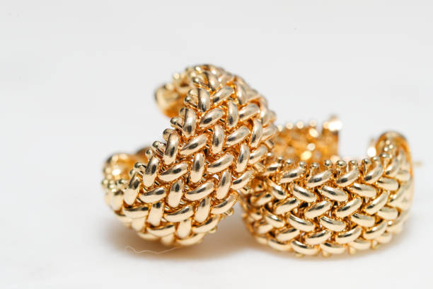 yellow gold hoop earrings