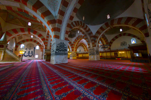 istock Old Mosque Interior (Turkish: Eski Cami or Ulu Cami) is an Ottoman Mosque in Edirne, Turkey. April 13, 2017 1088609486