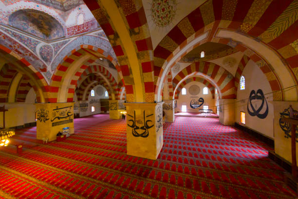 istock Old Mosque Interior (Turkish: Eski Cami or Ulu Cami) is an Ottoman Mosque in Edirne, Turkey. April 13, 2017 1088609660