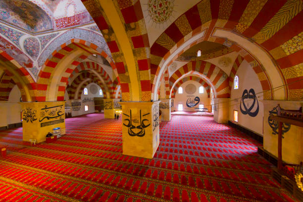 istock Old Mosque Interior (Turkish: Eski Cami or Ulu Cami) is an Ottoman Mosque in Edirne, Turkey. April 13, 2017 1088609682