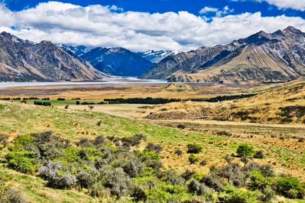 istock Canterbury Plains & Southern Alps 1088616848