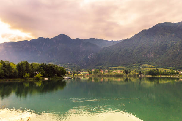 istock Panoramic view of Lake Idro in spring- Brescia - Lombardy 1088617324