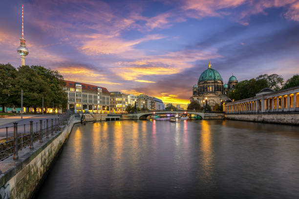 istock The skyline of Berlin during sunset time 1088636932