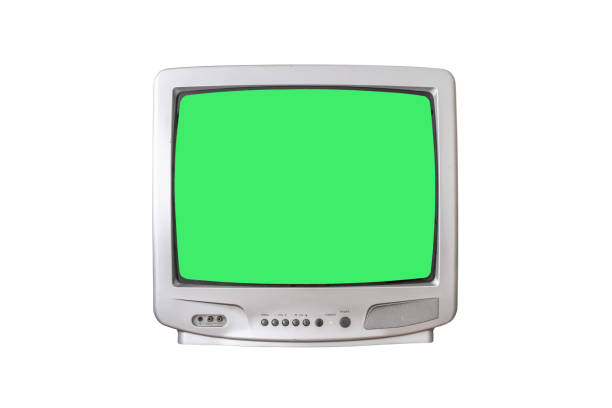 istock retro television isolated on white background with chipping path. 1088644822