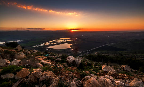istock sunrise over hula vally, north israel 1088651168