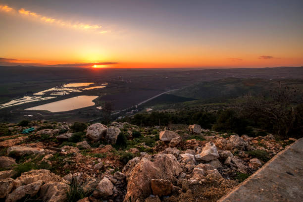 istock sunrise over hula vally, north israel 1088651266