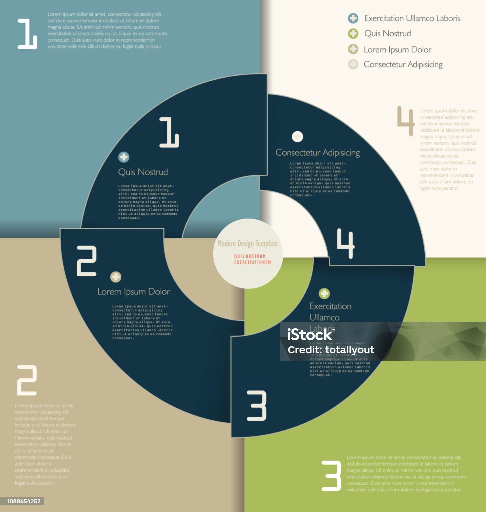 Modern Design Layout Stock Illustration - Download Image Now - Circle ...
