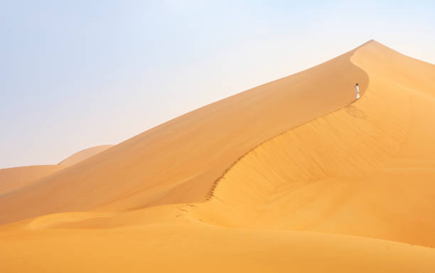 istock arab man walking in a desert 1088656230