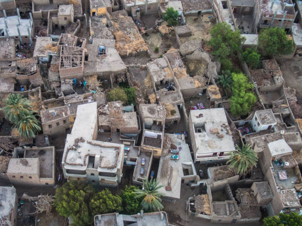 istock Luxor houses from Up 1088657564