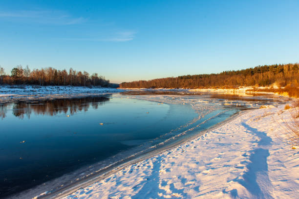 istock frozen ice and snow in river in winter 1088663538