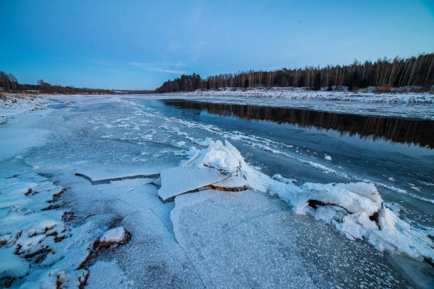 istock frozen ice and snow in river in winter 1088663542
