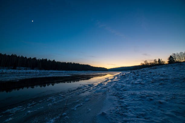 istock frozen ice and snow in river in winter 1088663550
