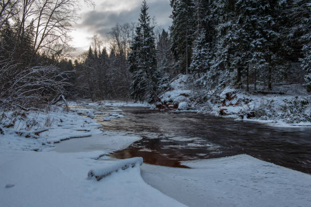 istock frozen ice and snow in river in winter 1088663570