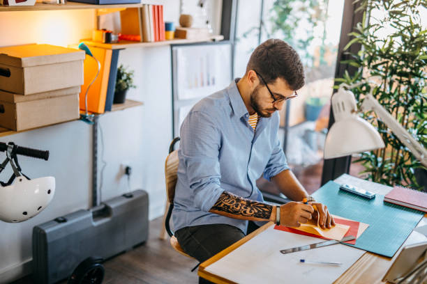 istock Young designer in the office 1088669746