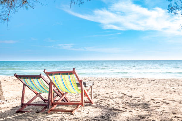 istock the chair on the beach 1088671484