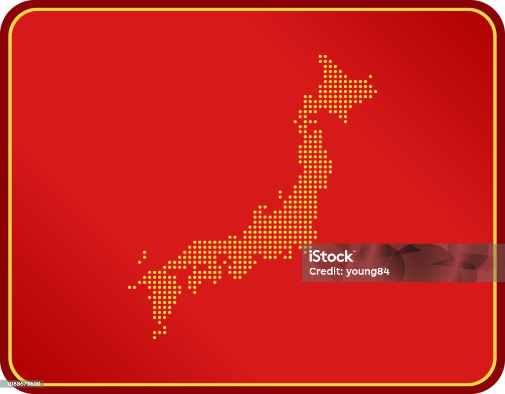 Japan Map Computer Japan Map Stock Illustration - Download Image Now - Asia, Cartography ...