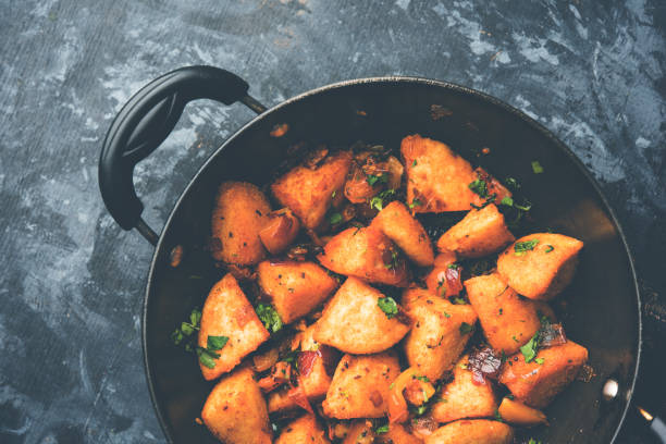 istock Masala fried Idlies - south indian Snack made using with leftover idly served with tomato ketchup. selective focus 1088689834