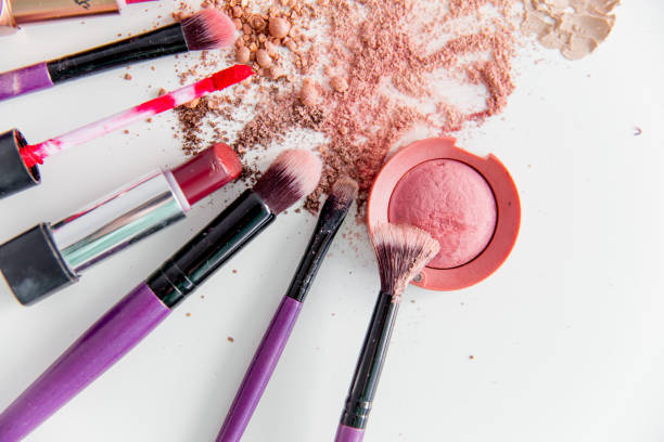 istock things for makeup: pencil, mascara, eyeliner and eyeshadow 1088699206