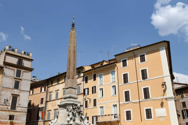 istock Obelisk in Pantheon Square - Piazza della Rotonda in Rome, Italy 1088711186