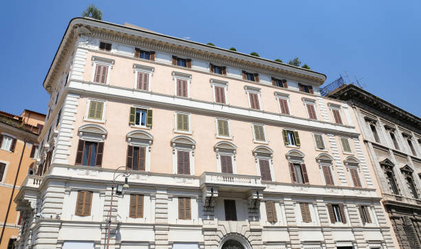 istock Facade of a Building in Rome, Italy 1088712736