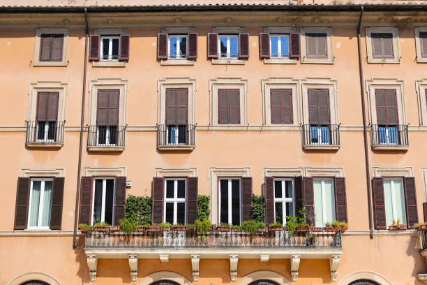 istock Facade of a Building in Rome, Italy 1088712800