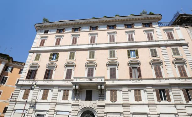 istock Facade of a Building in Rome, Italy 1088712948