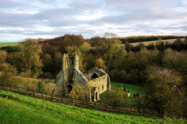 istock Ruined Church at Wharram Percy 1088717940