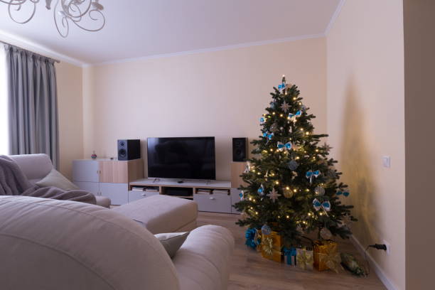 istock Interior. living room, Christmas tree 1088729330