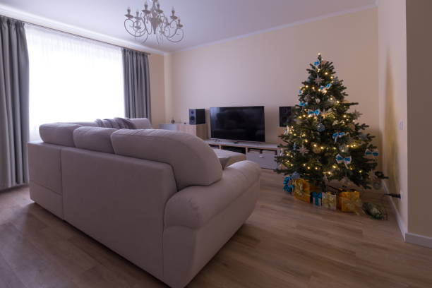 istock Interior. living room, Christmas tree 1088729386