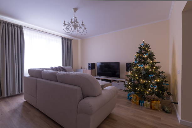 istock Interior. living room, Christmas tree 1088729420