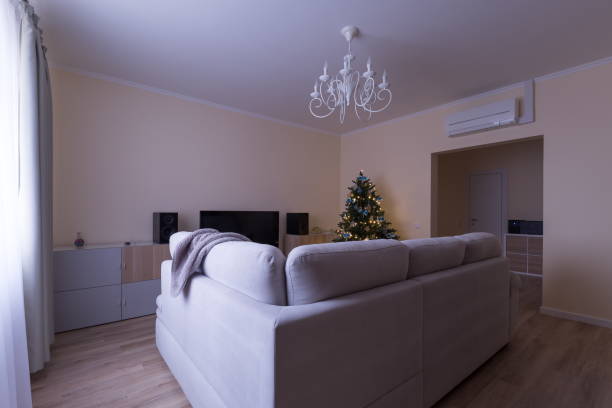 istock Interior. living room, Christmas tree 1088729546