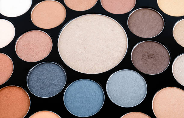 istock Palette of cosmetic eye shadow for make-up 1088736930