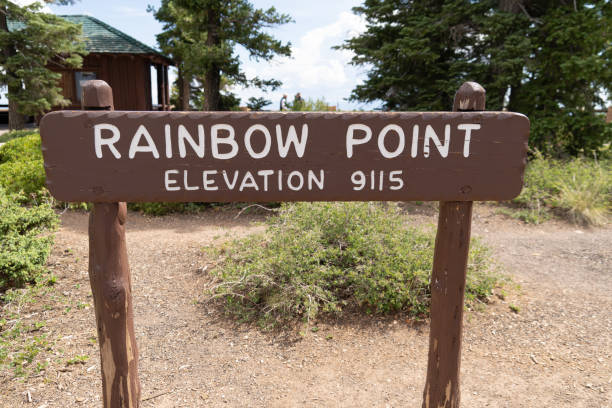 istock Rainbow Point at Bryce Canyon National Park sign 1088747824