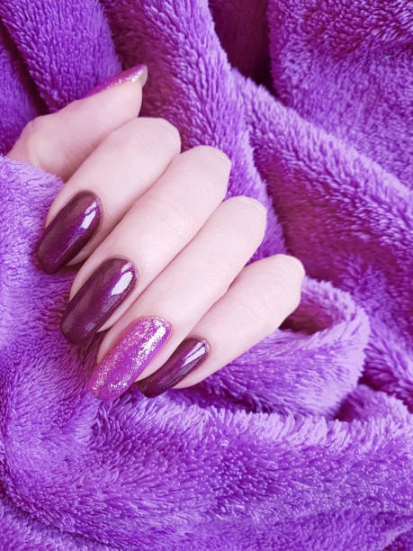 istock female hand manicure fur 1088755566