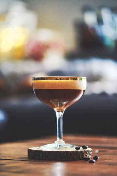 istock Espresso martini cocktail with coffee beans 1088757904