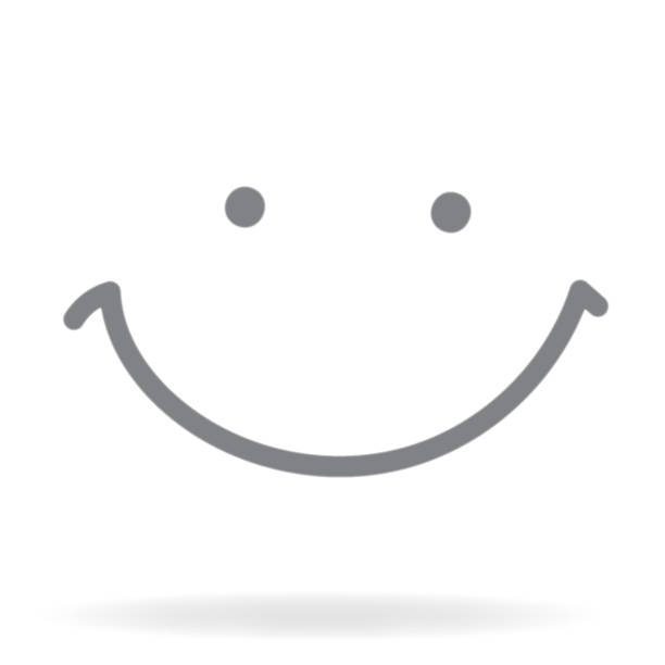 illustrations, cliparts, dessins animés et icônes de icône de visage souriant - sourire