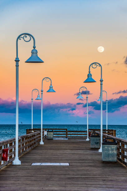 Pier at Sunset in Daytona Beach, Florida