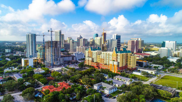 Fort Lauderdale Florida Drone Skyline Aerial