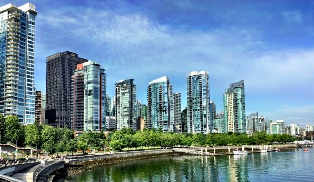 istock Vancouver skyline looking up from Coal Habor 1088797590