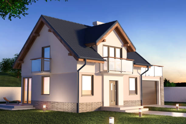 istock House in the evening 1088802524